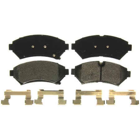 Wagner Brakes Semi-Met Disc Pad Set, Zx753 ZX753